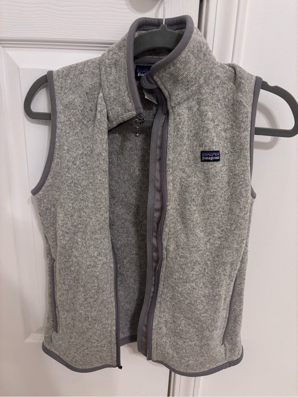 Patagonia Women's Better Sweater Fleece Vest - Light Gray - Picture 4 of 5